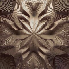 Wall Mural - illusion deception 3d background