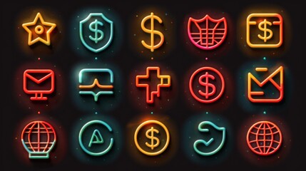 Poster - Depict a series of currency symbols from different countries and