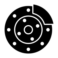 Wall Mural - car disc brake icon