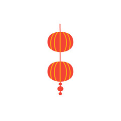 Wall Mural - traditional chinese lantern vector