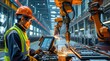 © edisetiawan.id - Industrial Harmony: Factory Workers in Action  .
