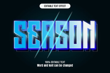 season editable text effect 3d emboss mode rent