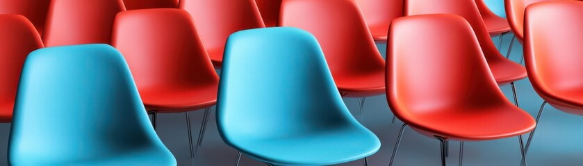 potential flat design top view leadership opportunities 3D render