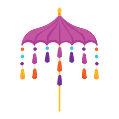 Wall Mural - indian wedding umbrella decoration