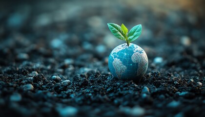 Aufkleber - ESG concept with green energy solutions, sustainable industry practices, and ecofriendly technologies promoting environmental, social, and corporate responsibility