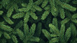 © cokninghap - Seamless Green Fir Foliage for Festive or Natural Themes.
