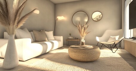 Wall Mural - living room interior