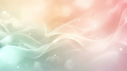 Wall Mural - Pastel Dream: Abstract Swirling Pastel Colors Background 