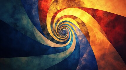 Wall Mural - vibrant spiral rays abstract background with radiant light patterns and dynamic flowing lines for gr
