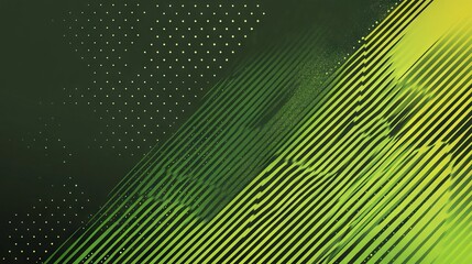 Wall Mural - abstract green nature gradient background with oblique stripes, dots texture, and halftone style – g