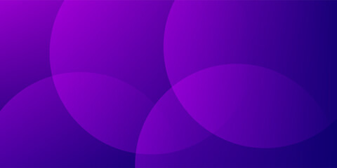 Sticker - Minimal geometric background. Purple elements with fluid gradient. Dynamic shapes composition. Eps10 vector