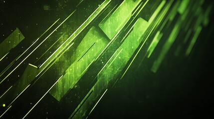 Wall Mural - abstract green nature gradient background with oblique stripes, dots texture, and halftone style – g