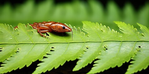 Sticker - caterpillar on leaf