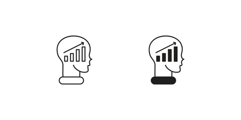 Development set icon with white background vector stock illustration