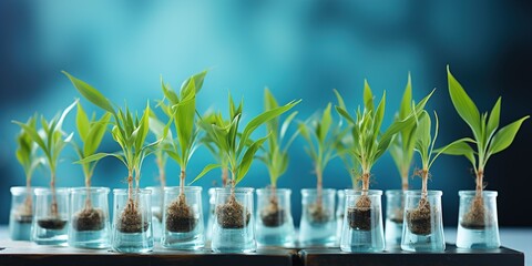 Wall Mural - tube with plant