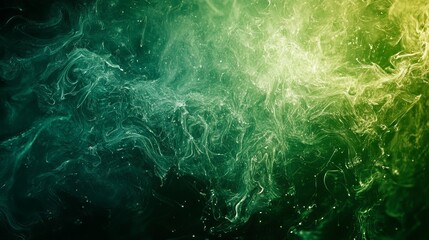 Wall Mural - abstract green background with vibrant textures and gradient shades featuring organic patterns and s