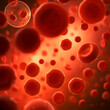 © M - red blood cells flowing through vein