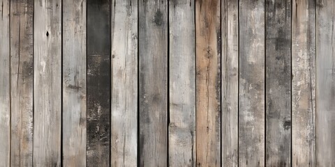 Wall Mural - A backdrop made of aged, rustic wooden slats showcases a vintage charm, featuring weathered wooden boards that emphasize its old fashioned allure.