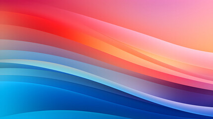 Wall Mural - Digital colorful wavy gradient curve abstract graphic poster background