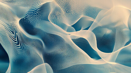 Abstract Modern connection science technology dots and lines systems connecting geometric blue future technology modern background, Vector illustration