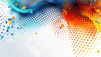 Wall Mural - Abstract bright yellow circles geometric shape background 