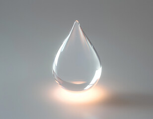 Sticker - Glass Water Drop