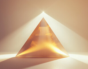 Wall Mural - Golden Pyramid Light