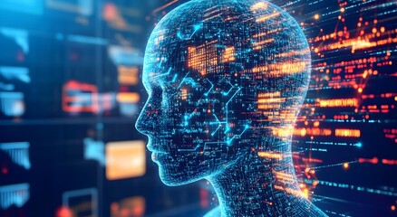 Programming represents the future of coding and cybersecurity and increases interest in cybersecurity research. A digital background that is a precursor to future technology concepts