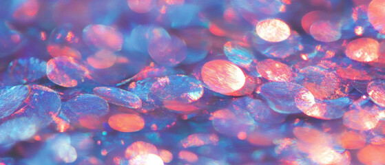 Cinematic pattern of soft bokeh lights creating an enchanting visual texture