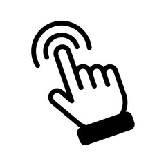 Wall Mural - Click hand cursor icon