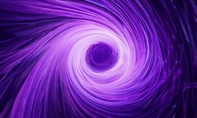 Wall Mural - Abstract Purple Vortex: A mesmerizing swirl of purple hues creates a hypnotic vortex, drawing the viewer into its depths. The image evokes a sense of mystery, depth.