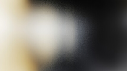 Poster - Soft Focus Gradient Abstract: Blurry Metal, Paper, or Glass Texture Background. A serene and minimalist abstract background featuring a soft, gradient blend of dark gray and beige tones. Perfect for c