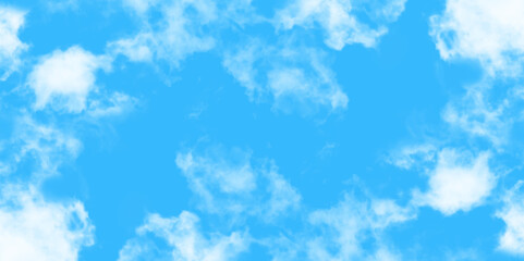 Wall Mural - Gradient light white sky background with fluffy clouds .Nature landscape in environment day horizon skyline view .cloudy in sunshine calm bright winter air background.