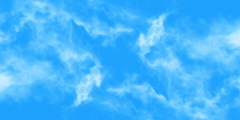 Wall Mural - Gradient light white sky background with fluffy clouds .Nature landscape in environment day horizon skyline view .cloudy in sunshine calm bright winter air background.