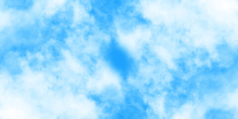 Wall Mural - Gradient light white sky background with fluffy clouds .Nature landscape in environment day horizon skyline view .cloudy in sunshine calm bright winter air background.