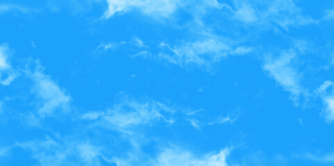 Wall Mural - Gradient light white sky background with fluffy clouds .Nature landscape in environment day horizon skyline view .cloudy in sunshine calm bright winter air background.