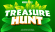 © Supriyadi - Editable 3d text style effect - Treasure Hunt Jungle Green text effect Template