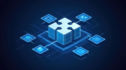 Integrated Puzzle System: A Seamless Network Solution