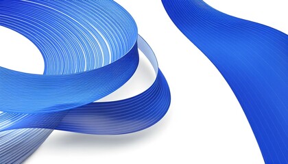 Fototapete - Sci-fi abstract blue background with dotted curved wavy lines. Technology futuristic design. Dynamic digital wave. Abstract nanotechnology flow. Science background concept. 3d rendering background