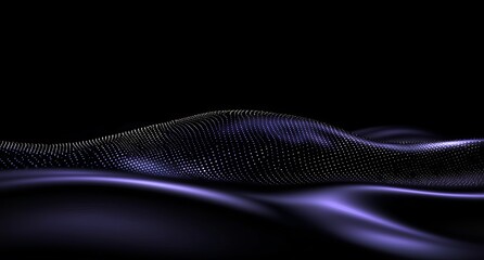 Aufkleber - Cutting-edge wave, contemporary data stream futuristic setting. Data stream technology vortex. Cyberpunk funnel.