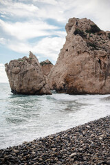 Wall Mural - Rocky Coastline with Pebble Beach and Boulders