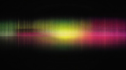 Aufkleber - Glowing abstract mosaic with vibrant pixelated colors creating a dynamic visual experience. Generative AI