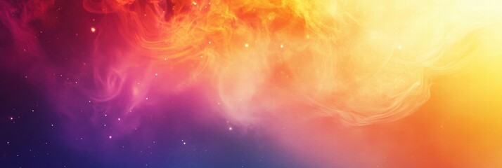 Poster - Colorful abstract explosion creating a vibrant backdrop with ample copy space for text presentation. Generative AI