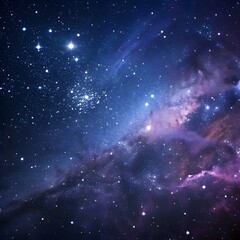 Wall Mural - starry night sky