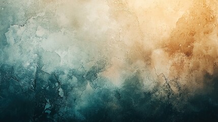 Wall Mural - Soft hues merge in dreamy gradient, creating an atmospheric, eth