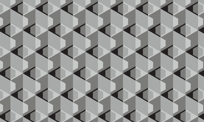 Abstract geometric pattern vector combination of gray and black colors