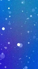 Poster - Vertical video with glittery blue animation background, perfect for Holiday wallpaper 
