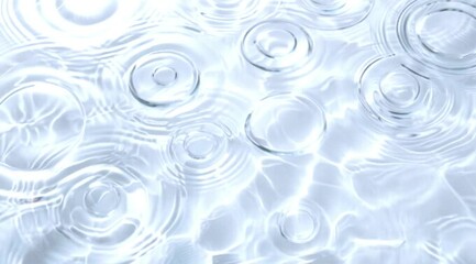 Leinwandbilder - Gentle water ripples with sunlight reflections creating a calm abstract pattern
