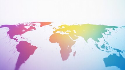 Naklejka na meble Global GDP inequality. Featuring a heat map showing GDP per capita around the world