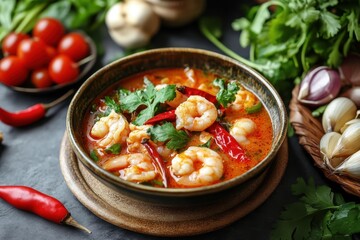 Canvas Print - Hot seafood soup Maeuntang